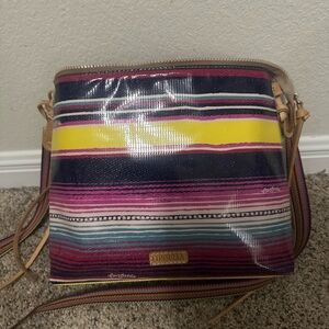 Consuela Colorful Stripe Crossbody Bag